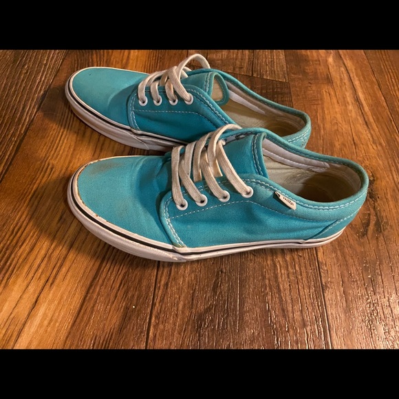 dark turquoise vans